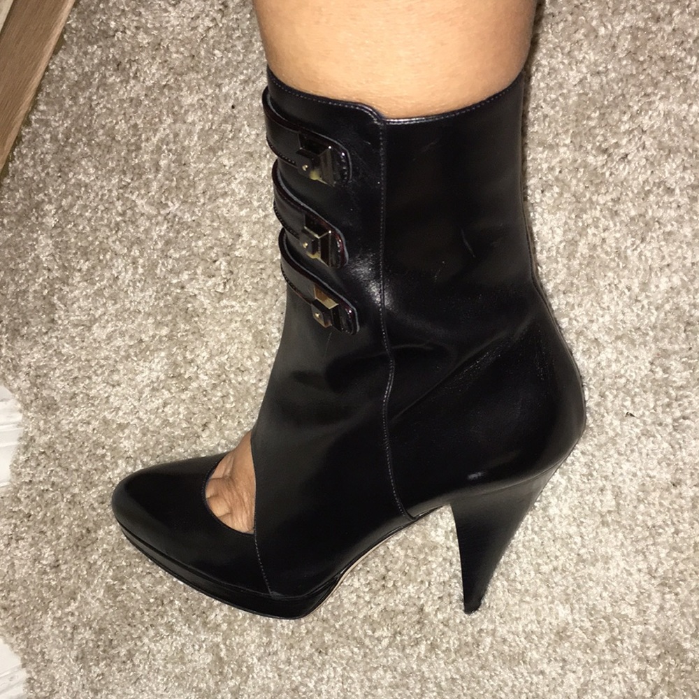 OSCAR DE LA RENTA NIB PLATFORM BADAZZ BOOTIES MADE IN ITALY EU 39